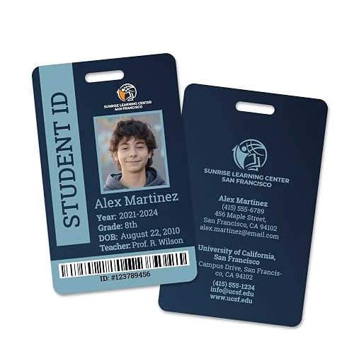 Customized-student-ID-cards